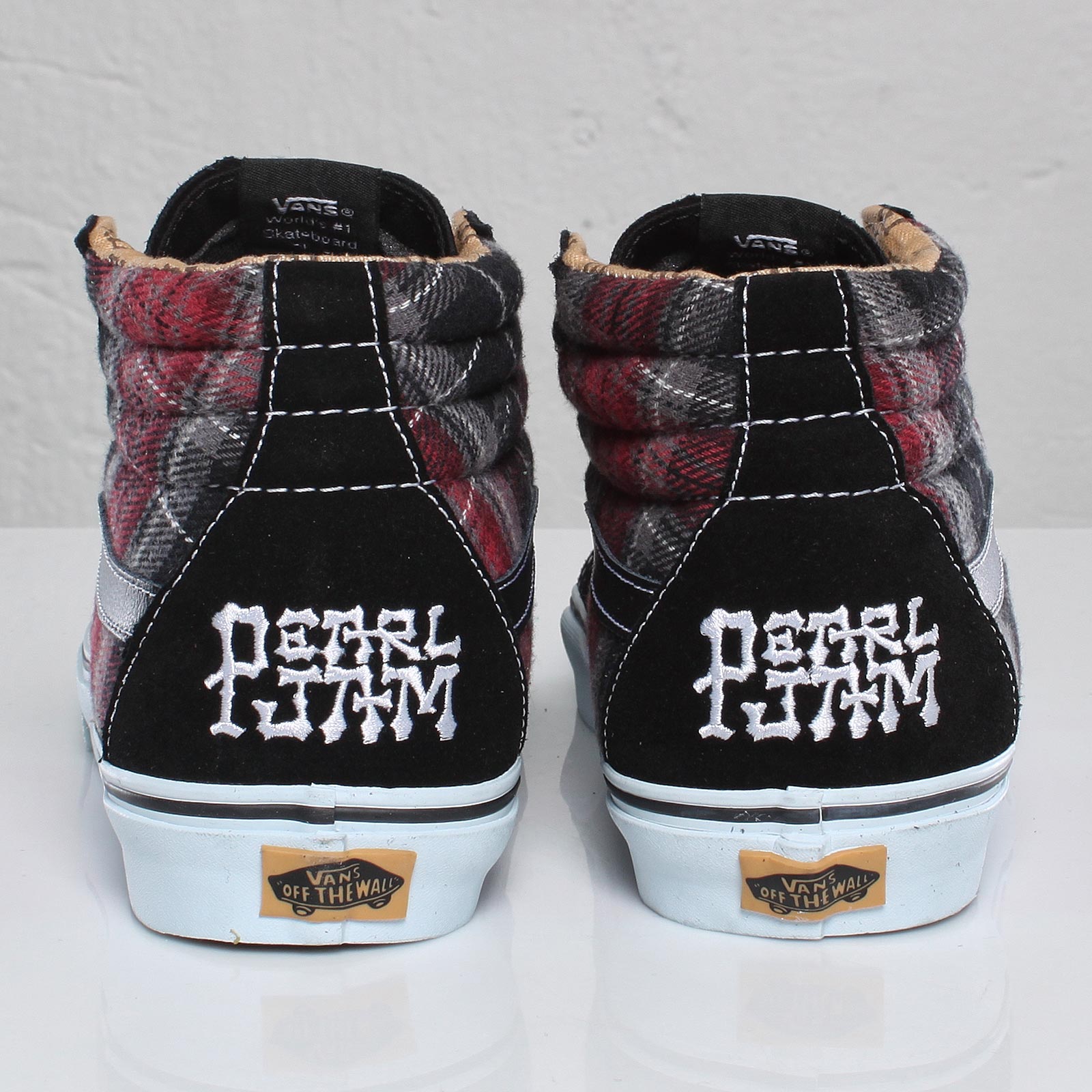 Pearl Jam Vans Sk8 Hi Flannel 4
