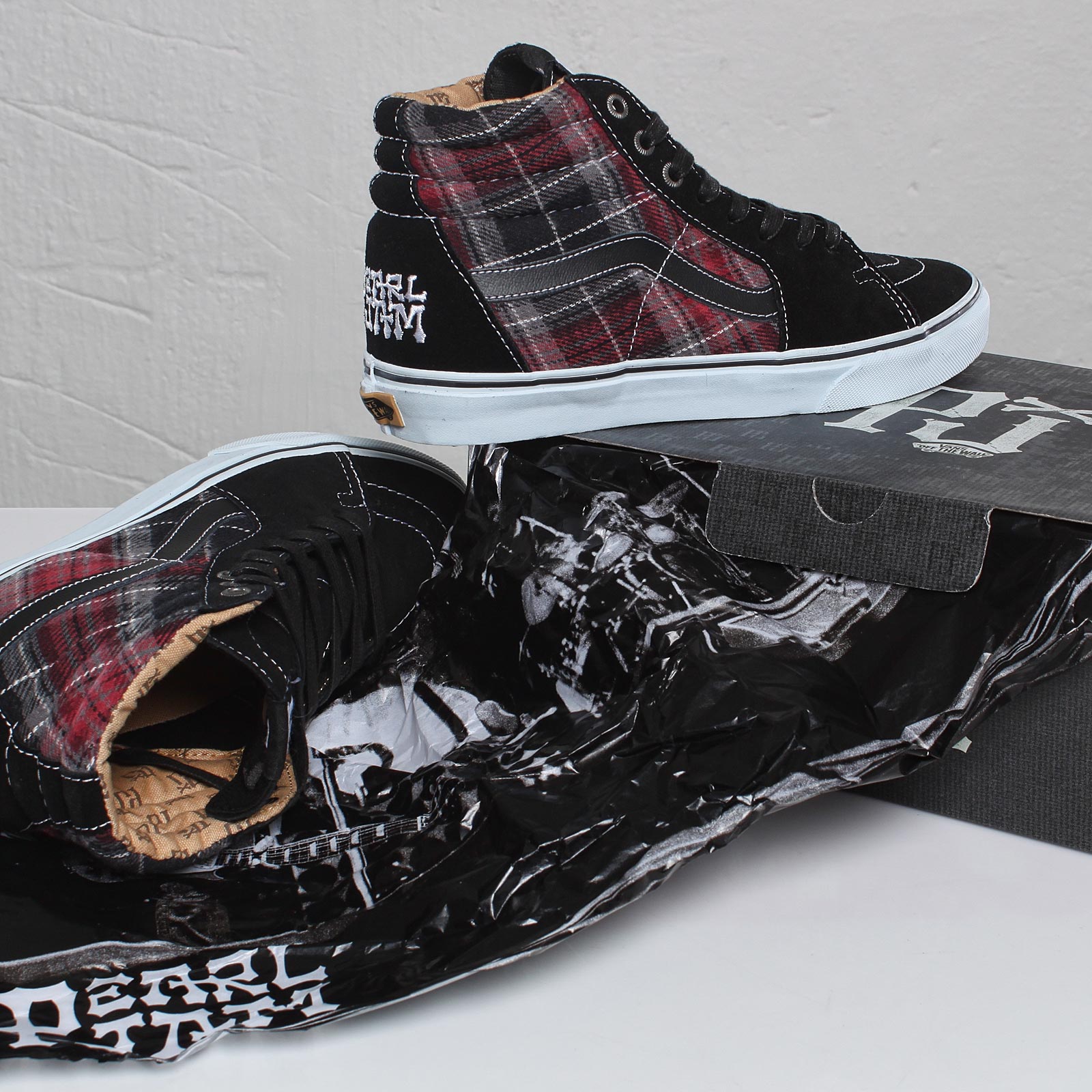 Pearl Jam Vans Sk8 Hi Flannel 6