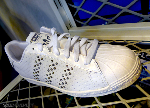 Adidas Originals Superstar Xl White Swarovski Crystal Studs 4