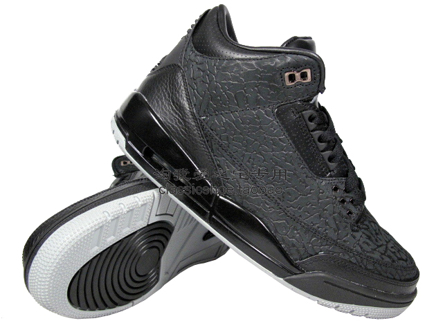 Air Jordan 3 Black Flip 2