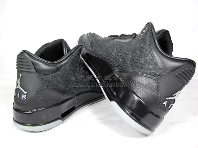 Air Jordan 3 Black Flip 5