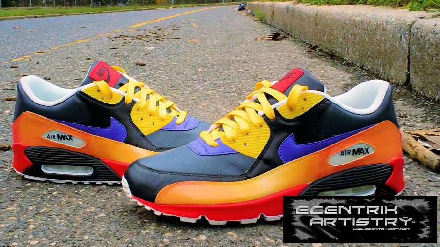 Nike Air Max 90 Appetite For Destruction Custom By Ecentrik 4