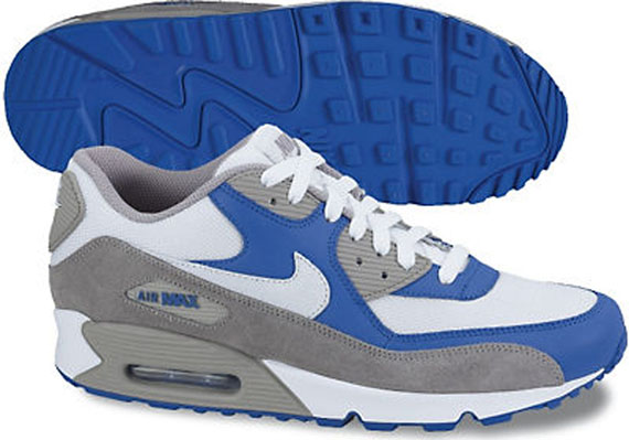Nike Air Max 90 Medium Grey Varsity Royal White