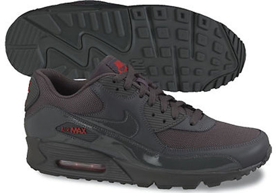 Nike Air Max 90 Midnight Fog University Red Midnight Fog