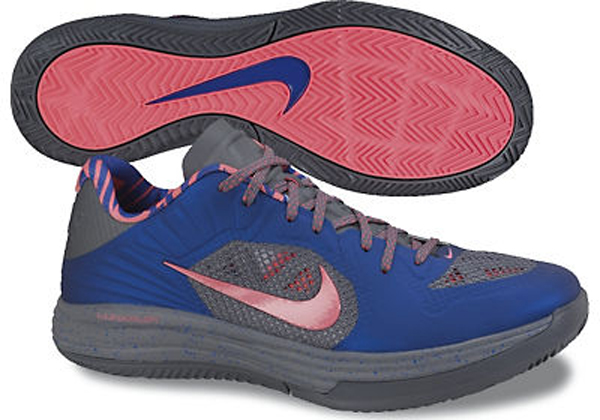 Nike Lunar Hypergamer Low Concord Dark Grey Hot Punch