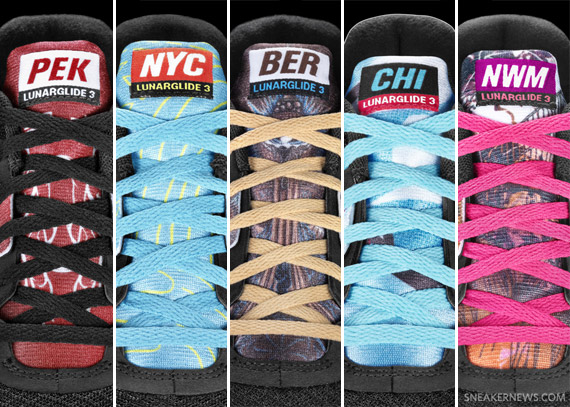 Nike LunarGlide+ 3 ‘City Series’ Pack