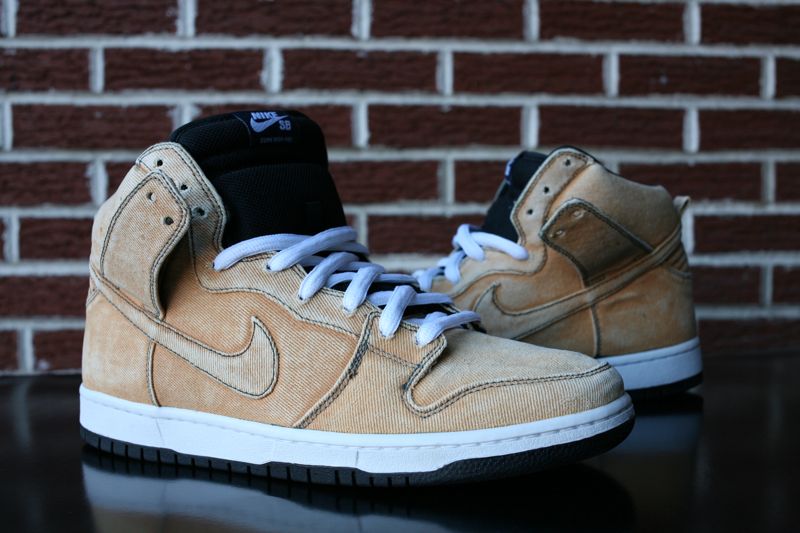Nike Sb Dunk High Faded Denim Customs 2