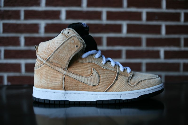 Nike Sb Dunk High Faded Denim Customs 3