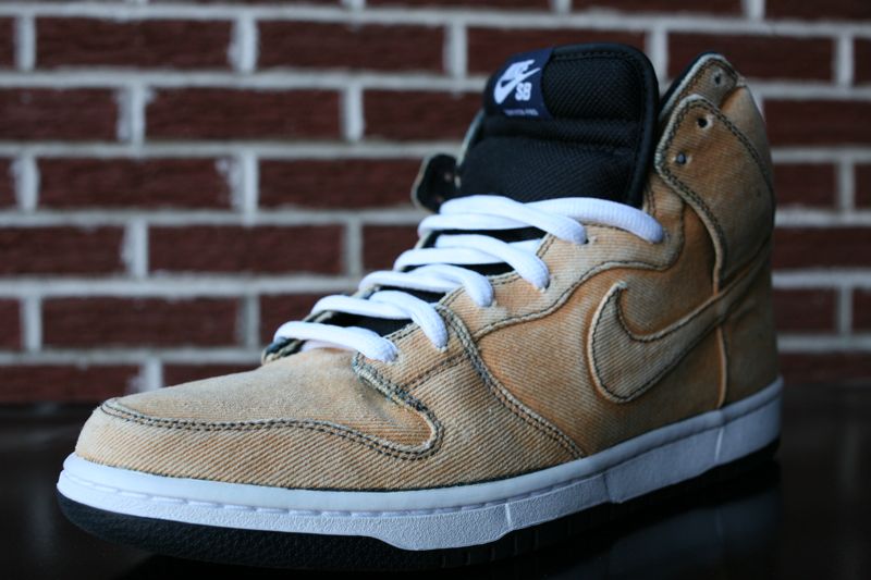 Nike Sb Dunk High Faded Denim Customs 4
