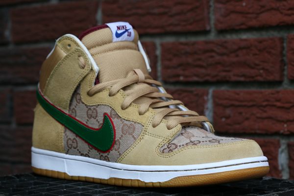 Nike Sb Dunk High Gucci Customs 2