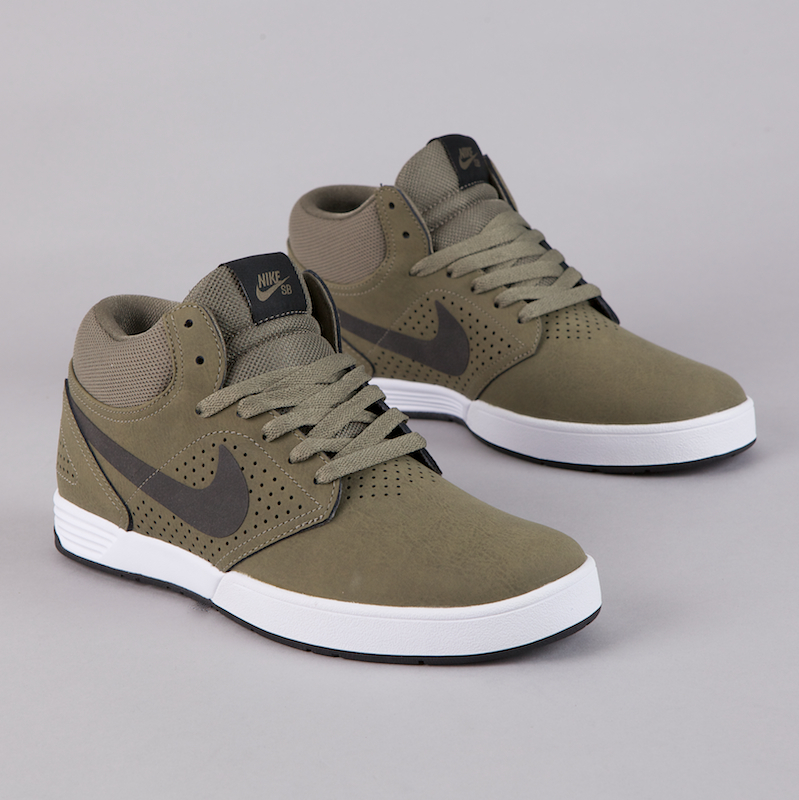 Nike Sb P Rod 5 Mid Olive Black White  2