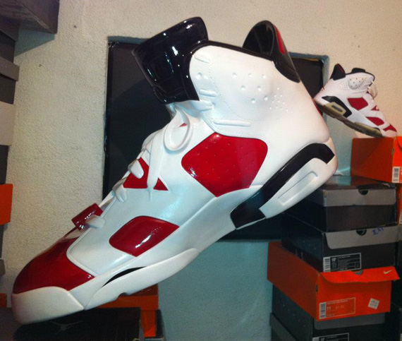 Air Jordan Vi Carmine Sculpture 01