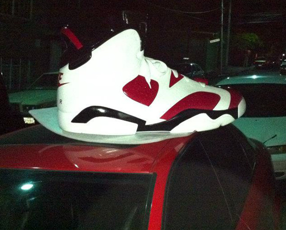 Air Jordan Vi Carmine Sculpture 04