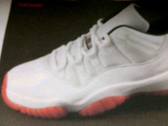 Air Jordan XI Low - White - Black - Varsity Red | May 2012