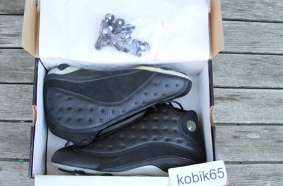 Air Jordan Xiii Black White Red Cleats Ebay 03