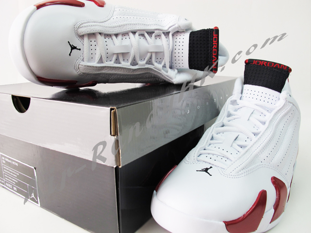 Air Jordan Xiv Retro White Sport Red Black 8