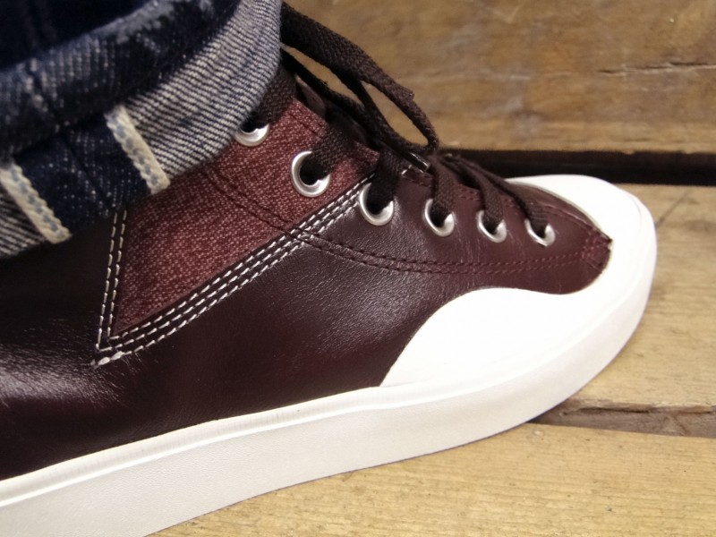Converse First String Straight Shooter Spec Hi Burgundy 4