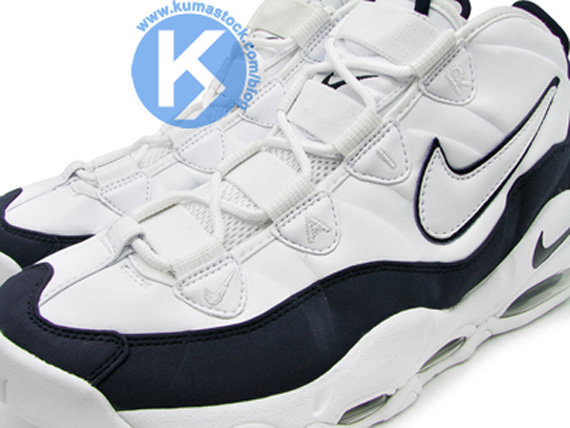 Nike Air Max Uptempo 95 White Navy 02