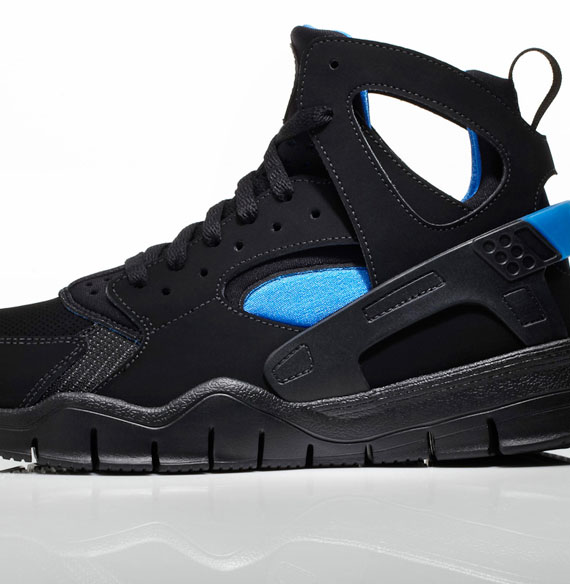 Nike Huarache Free Basketball Black Royal Purple 05
