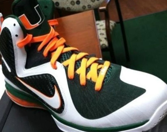 Nike LeBron 9 'Miami Hurricanes' - New Images