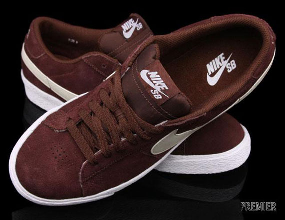 Nike SB Blazer Low - Team Brown - Birch