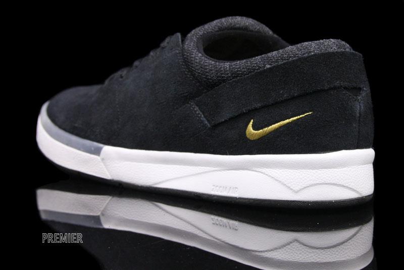 Nike Sb Zoom Fp Black White Metallic Gold 8