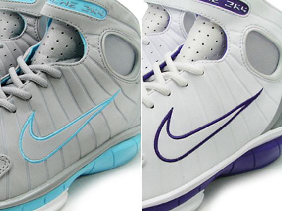 Nike Zoom Huarache 2k4 Wolf Grey White Purple