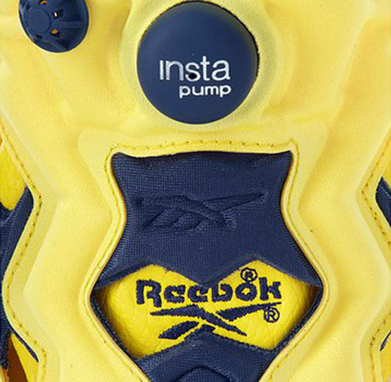 Reebok Insta Pump Fury Gold Navy 4