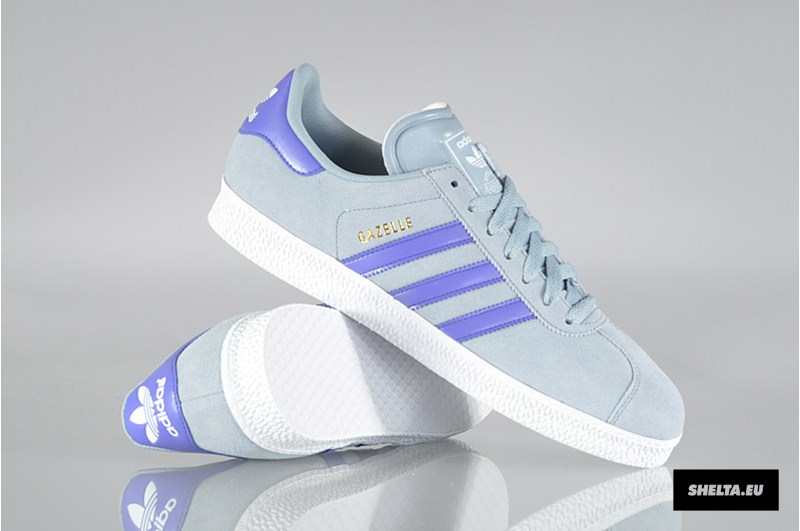 Adidas Originals Gazelle Silver Purple 1