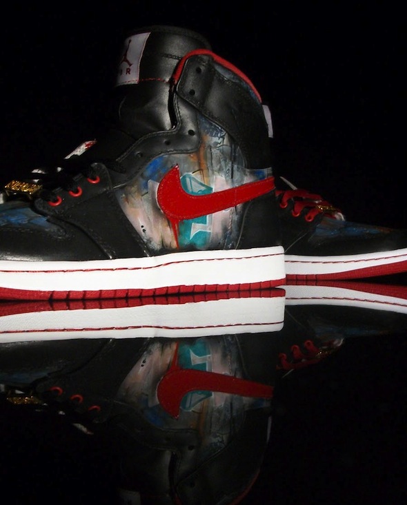 Air Jordan 1 Retro Graffiti Custom By Sab One 3