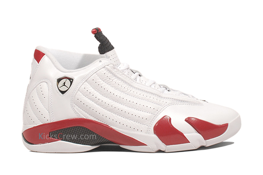Air Jordan 14 Retro White Varsity Red Black 2