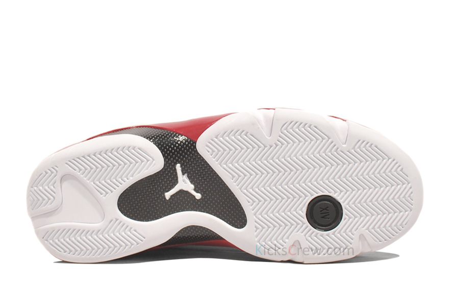 Air Jordan 14 Retro White Varsity Red Black 5