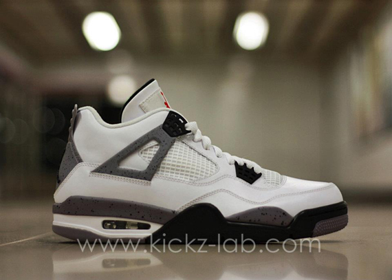 Air Jordan 4 White Tech Grey 12