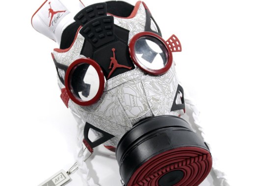 Air Jordan Fusion 4 Gas Mask by Freehand Profit