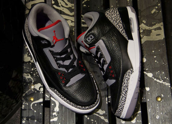 Air Jordan III - Black - Cement | Arriving @ Asia Retailers