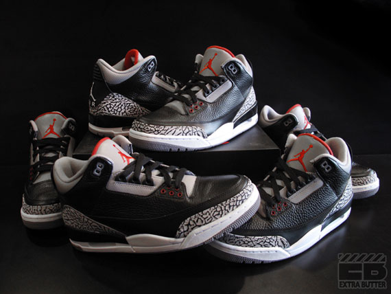 Air Jordan III - Black - Cement | Release Reminder