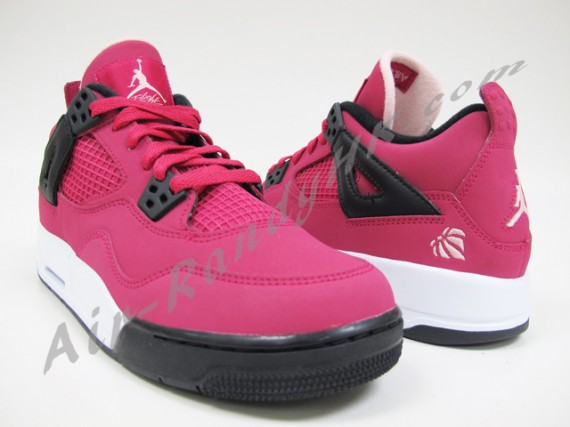 Air Jordan IV GS – Voltage Cherry – Black – White