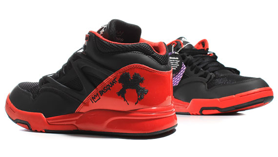 Basquiat X Reebok Pump Omni Lite Black Red 2