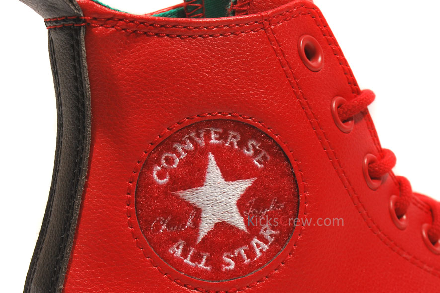 Converse Chuck Taylor All-Star Leather Hi - Red