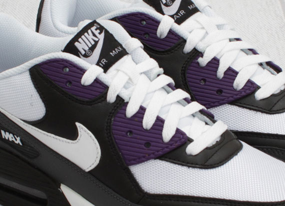 Nike Air Max 90 White Purple Black