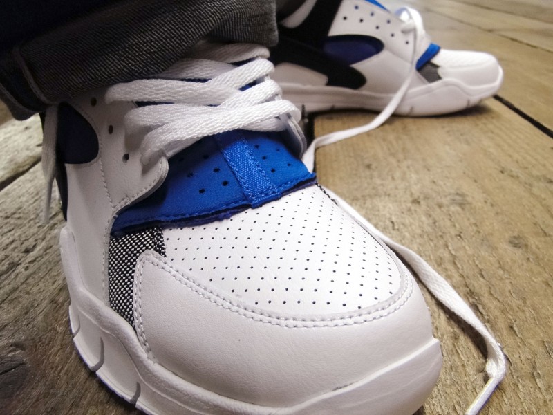 Nike Huarache Free 2012 Basketball White Blue Purple 3