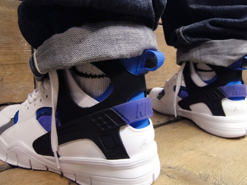 Nike Huarache Free 2012 Basketball White Blue Purple 4