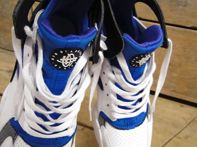 Nike Huarache Free 2012 Basketball White Blue Purple 5