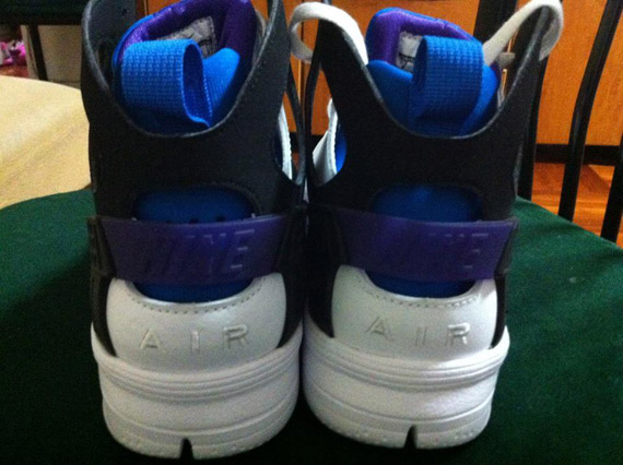 Nike Huarache Free Bball 2012 White Blue Purple 5