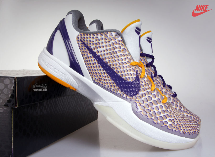 Nike Zoom Kobe Vi Lakers 3 D Detailed Images 6