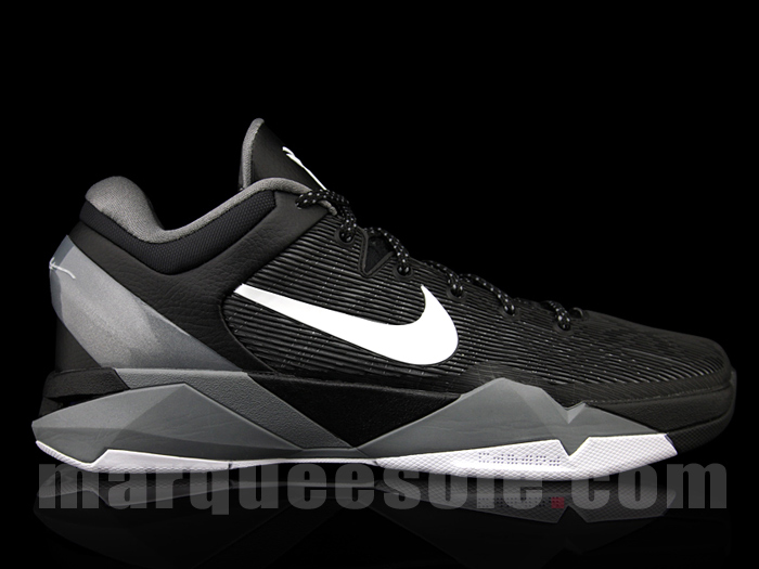 Nike Zoom Kobe Vii Black Grey White 2