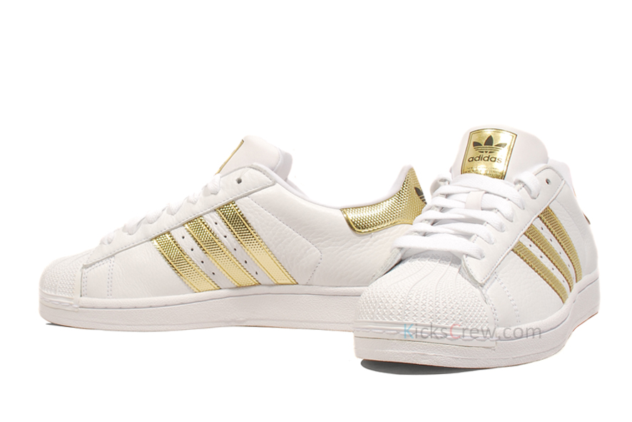 Adidas Originals Superstar Ii Bling Pack White Gold 2