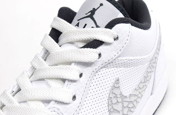 Air Jordan 1 Phat Low - White - Elephant Swoosh