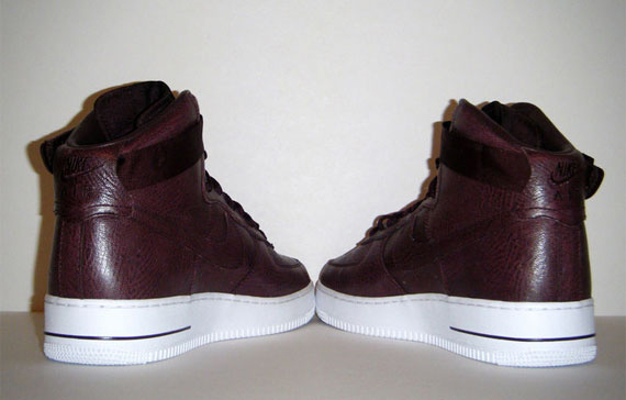 Nike Af1 High Prm Red Lthr 12 3