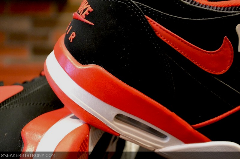 Nike Air Flight 89 Black White Sport Red 1